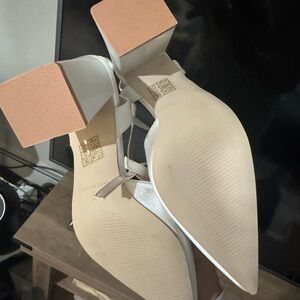 Elegant Silver Women's Heels